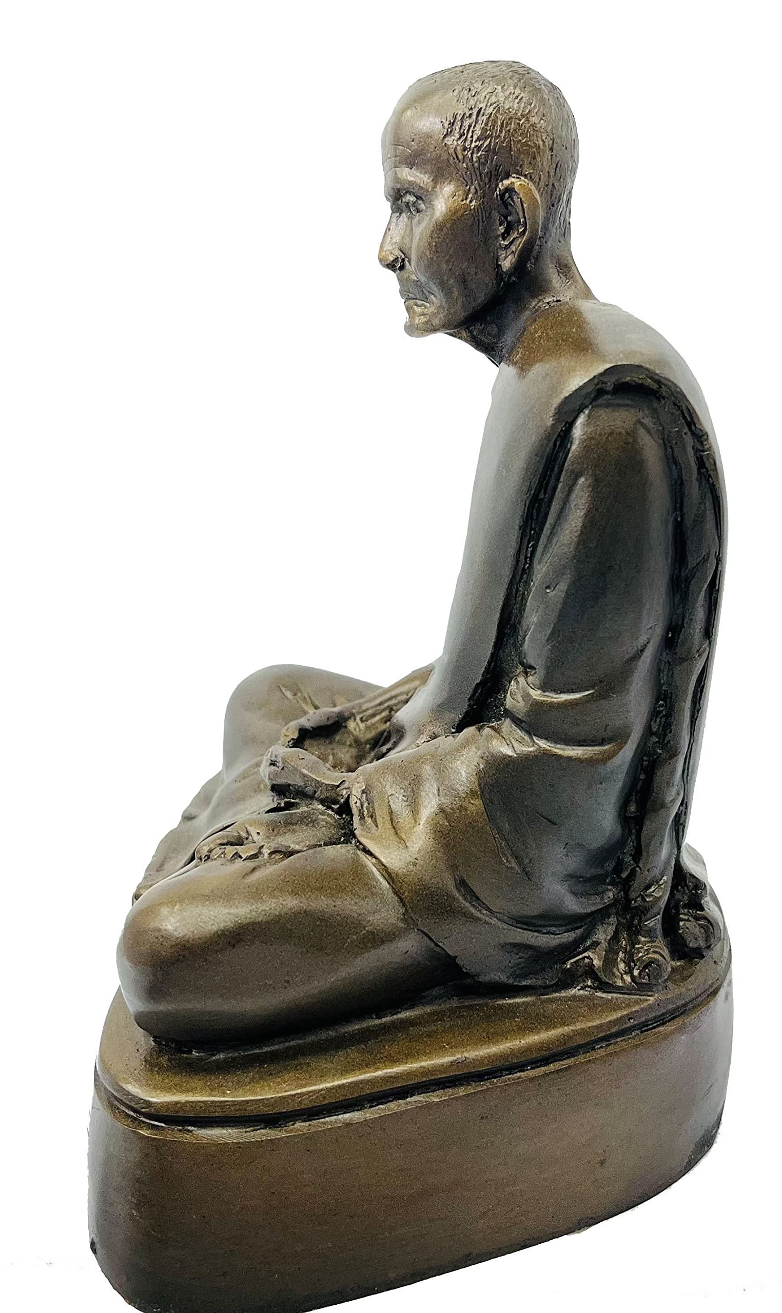 【 Luang Pu Suk立像 】　タイ高僧　金銅製　豆仏/携行仏 Amazon.co.jp: ブッドー ルアン プー ムン ブリダッタ セラ タイ 仏教
