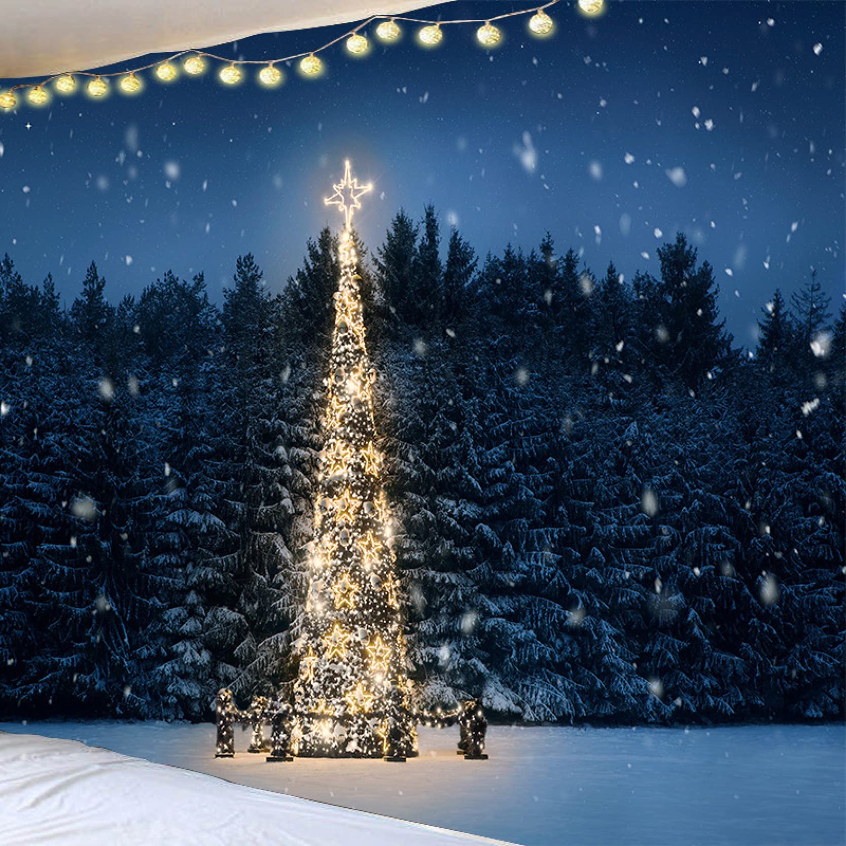 Amazon.co.jp: おしゃれ 壁掛け クリスマスツリー 部屋飾り 気分転換