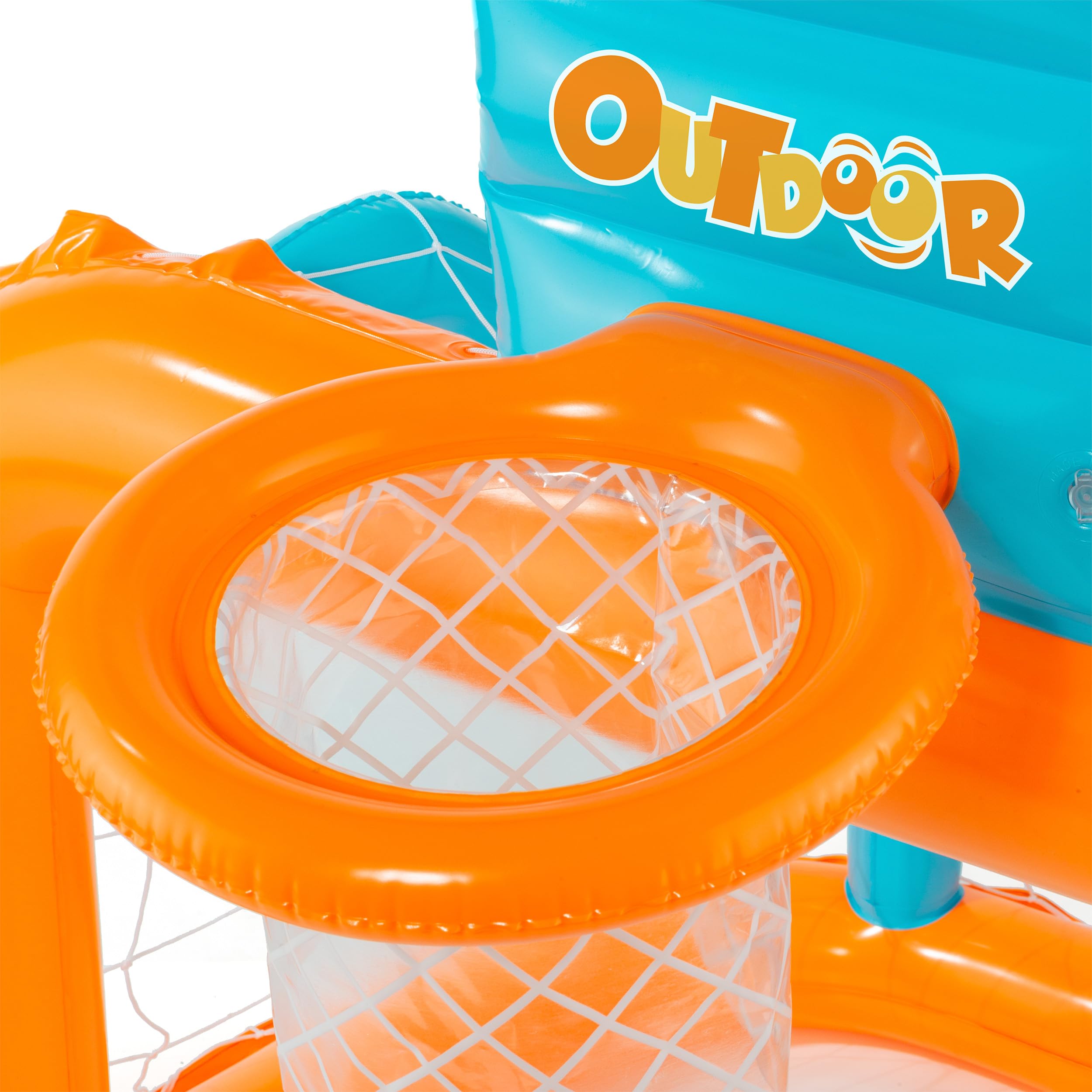 Molto - Porta da Piscina Giocattolo con canestro Splash And Score, Porta Gonfiabile, per Giardino o Piscina, Include gonfiatore e 2 palloni, Giocattoli educativi, + 3 Anni