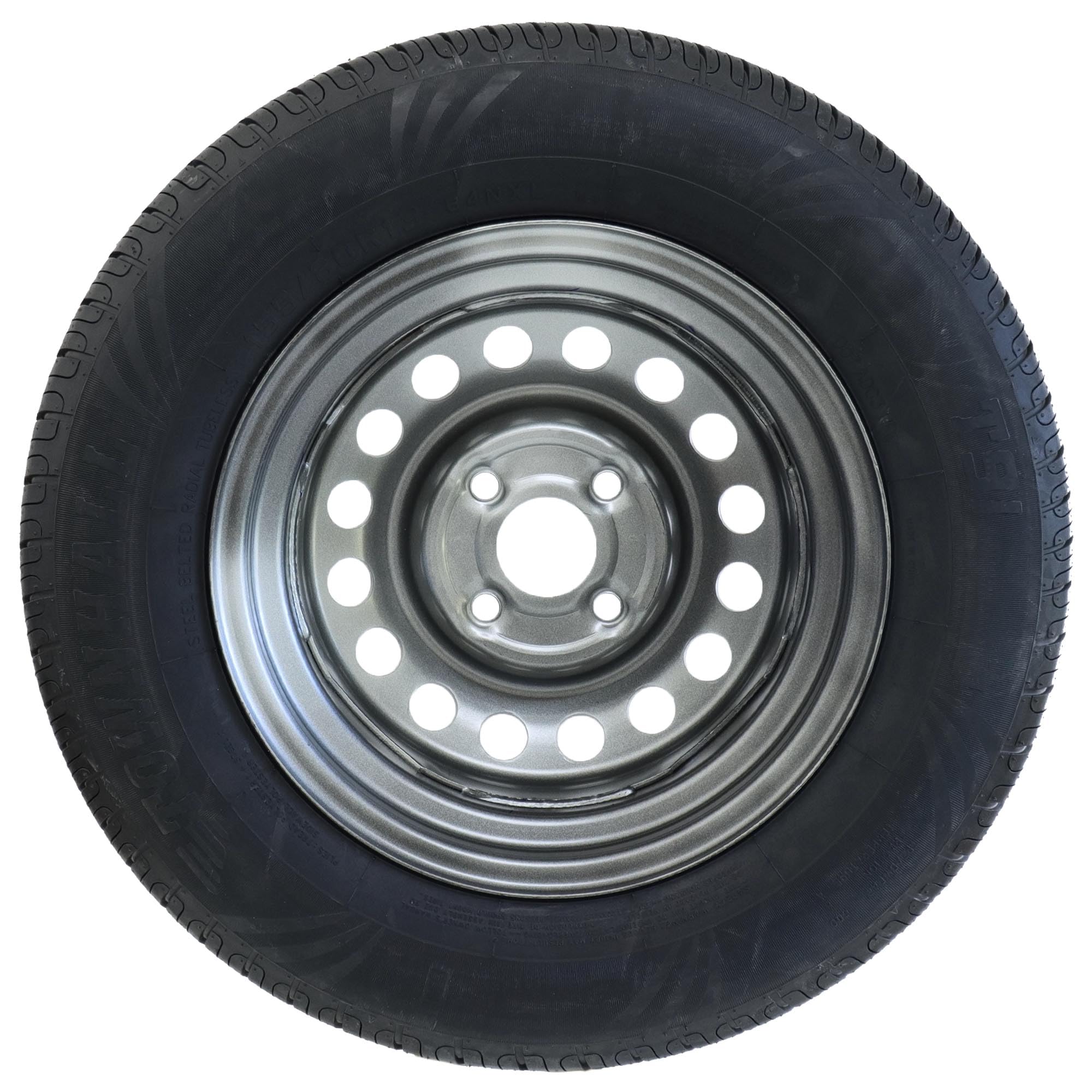 The Drive Komplettrad 155/80R13 84N XL für Pkw-Anhänger & Caravan – Felge 4Jx13 H2 ET30 – Lochkreis 4x100 – Tragkraft 500kg – max. 140 km/h – hochwertiges Ersatzrad speziell für Anhänger