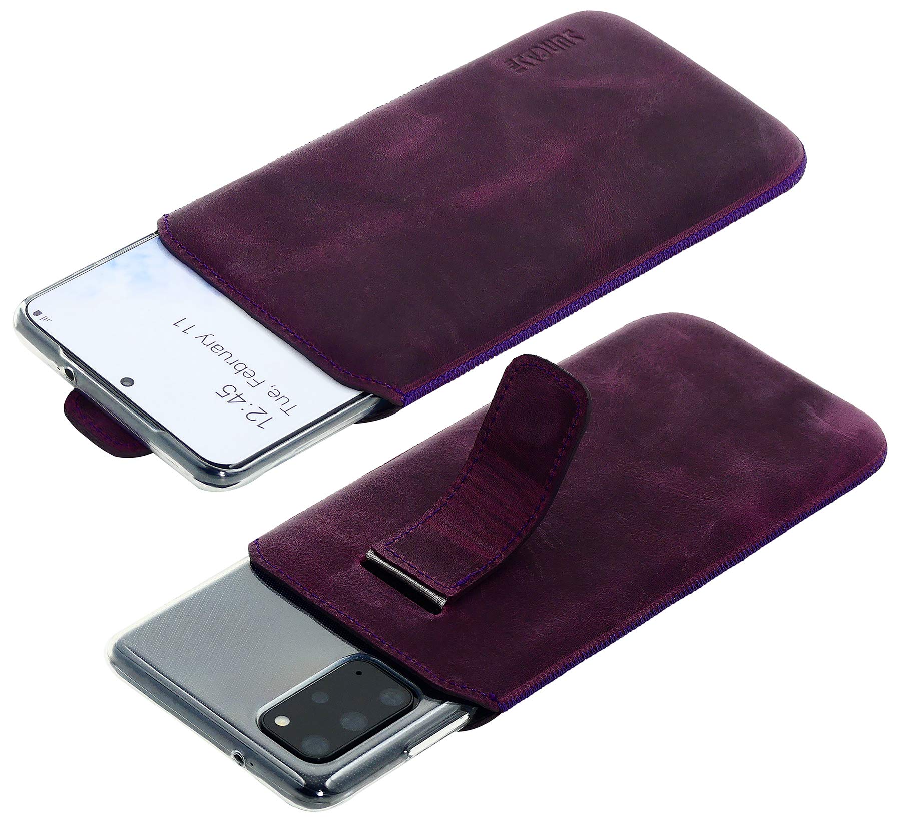 Custodia In Pelle Suncase Per Google Pixel 7a - Rosa Salmone Antico, Con Chiusura Magnetica E Funzione Di Estrazione - Include Cover In Silicone Trasparente Aggiuntiva - 4