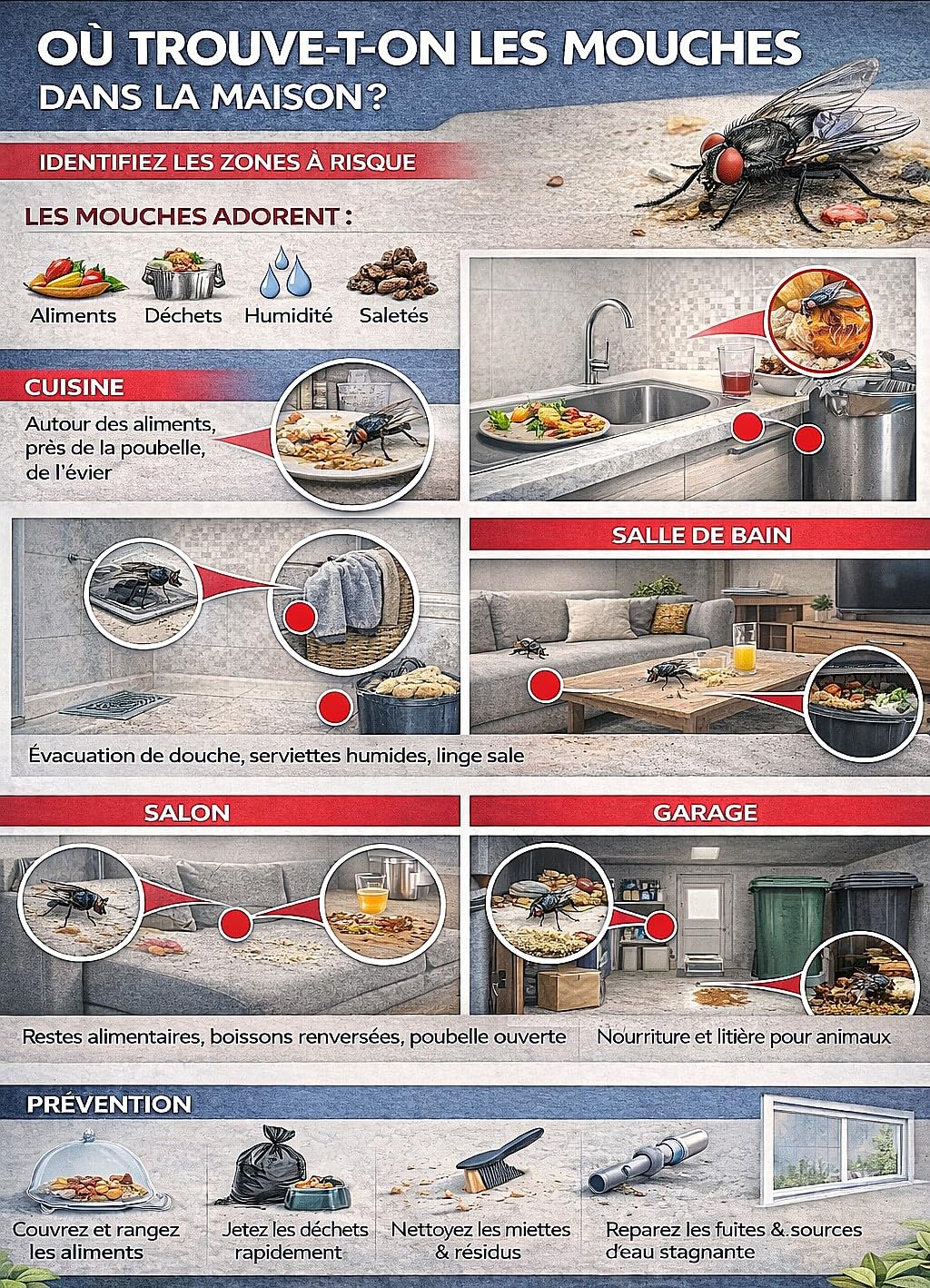 NUISIPRO - Pyrèthre Puissant Anti Mouches & Anti Moustiques - Lot de 4 - Usage Manuel ou Diffuseur - Effet Immédiat - Insecticide Naturel