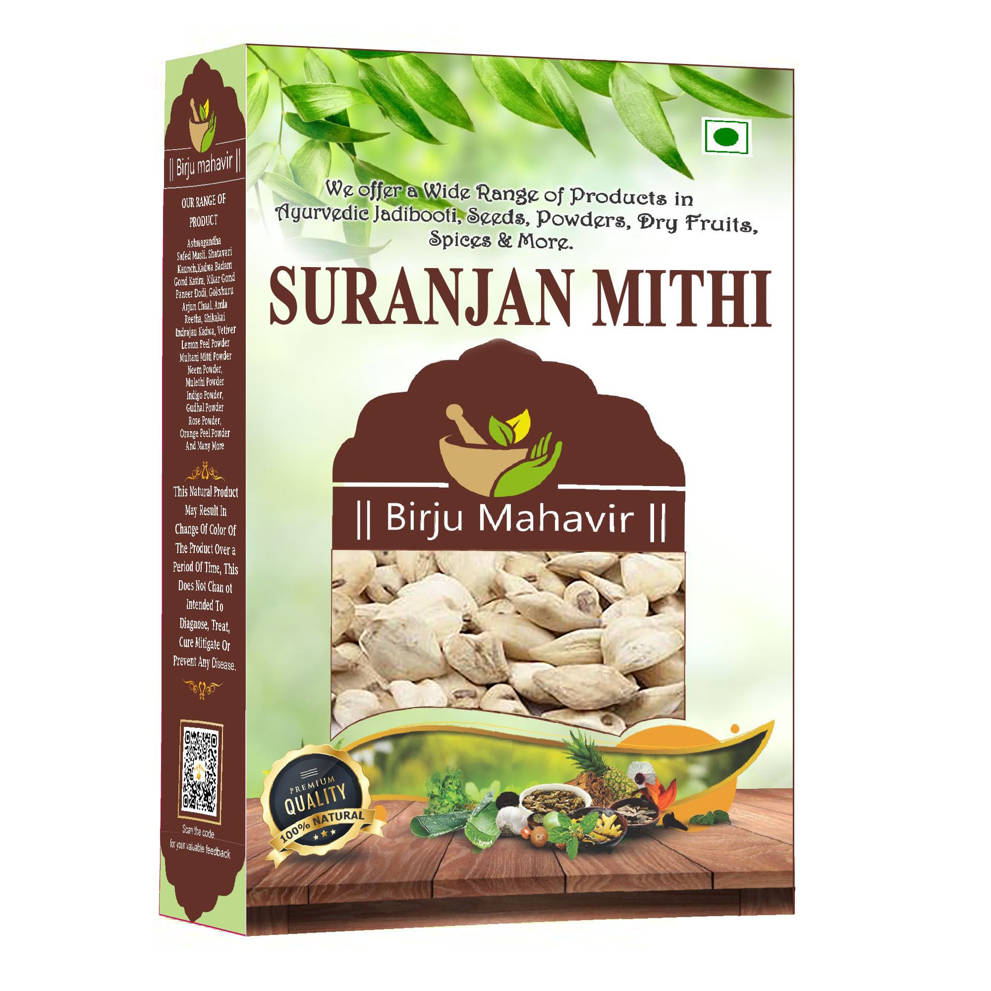 BrijBooti Suranjan Mithi Suranjan Sweet -(200 Gr) | Colchicum Luleum Shirin Saffron Tulipa Clusiana Luteum