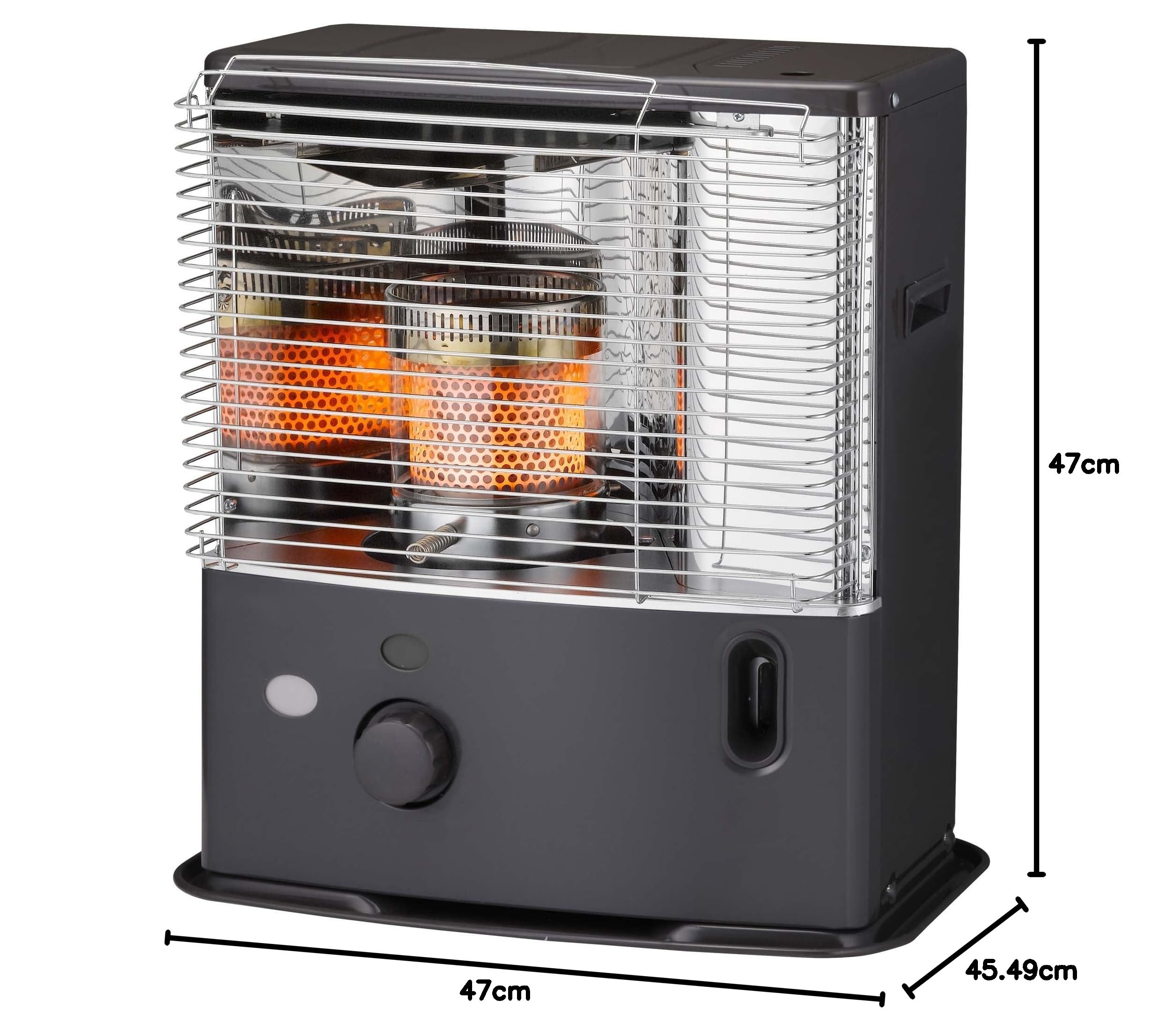 Qlima Estufa de Mecha R 3224 Black