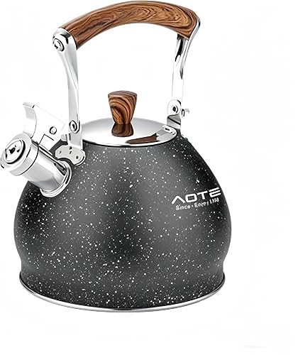 3.0L Stainless Steel Tea Kettle, Whistling Tea Kettle Stove top, Tea Pot for Home & Kitchen, for Gas, Induction, Electric Stovetops
