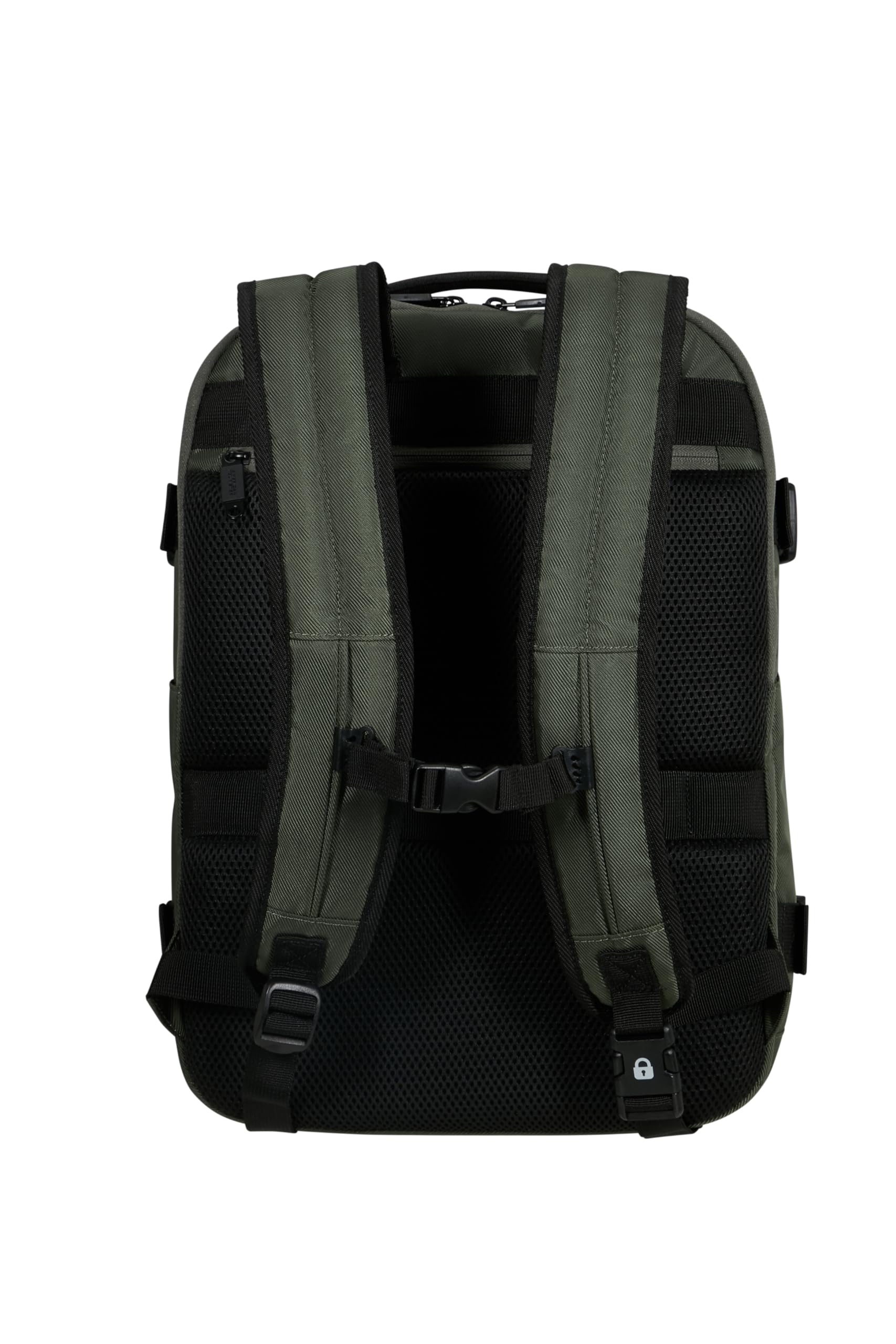 American Tourister Urban Track - Mochila portátil 15.6" – 45 cm, 29 L - 3 compartimentos grandes - Gran capacidad - Ergonómica - Compartimento acolchado para portátil - Grün (Dark Khaki)