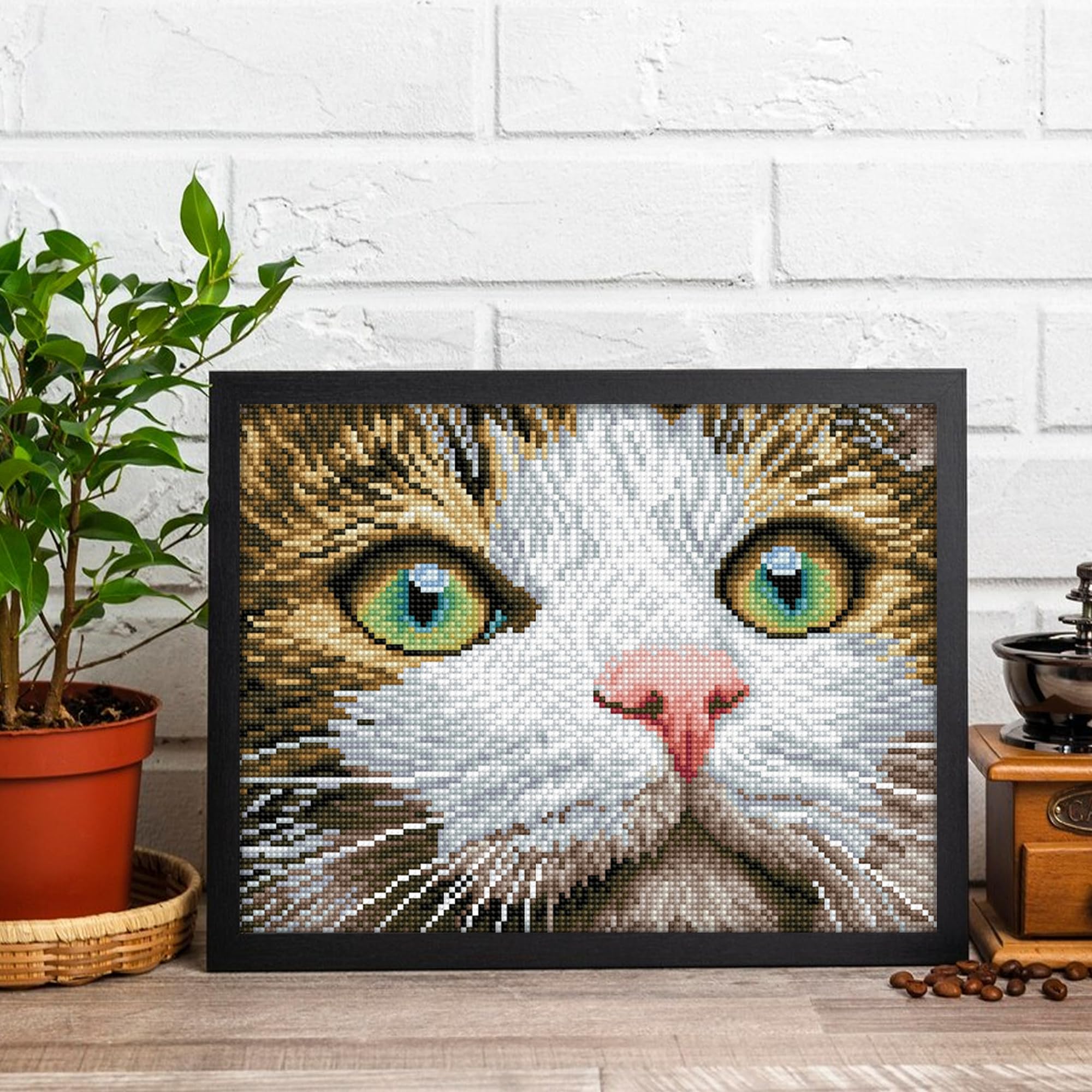 DIAMOND DOTZ Painting Intermediate, Kit De Pintura, Intermedio, DD7, Cool Combi, 41 X 31 Cm