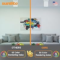 Vista 4 de Sunlite 40531 FML27/65K/2PK Lámpara fluorescente compacta enchufable de cuatro tubos, FML 4 pines, 27 vatios, 1500 lúmenes, luz diurna 6500K, base