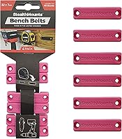Vista 1 de StealthMounts Cinturón de banco – Soporte universal para herramientas Juego de funda de herramientas – Paquete de 6 Base de almacenamiento