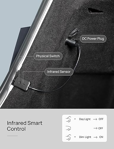 Miniatura 5 de TPARTS Tira de luz LED para maletero para Tesla Model Y 2021-2023, iluminación interior impermeable de silicona Tesla Model Y, fácil instalación
