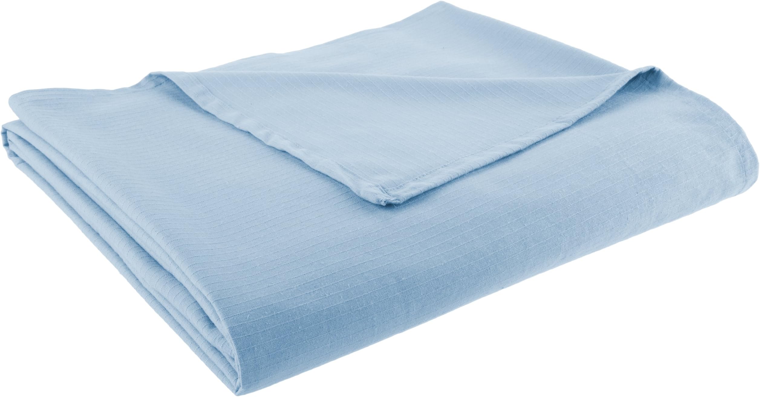 Chesapeake Merchandising 100-Percent Cotton Ribcord Bed Spread, Colonial Blue Twin