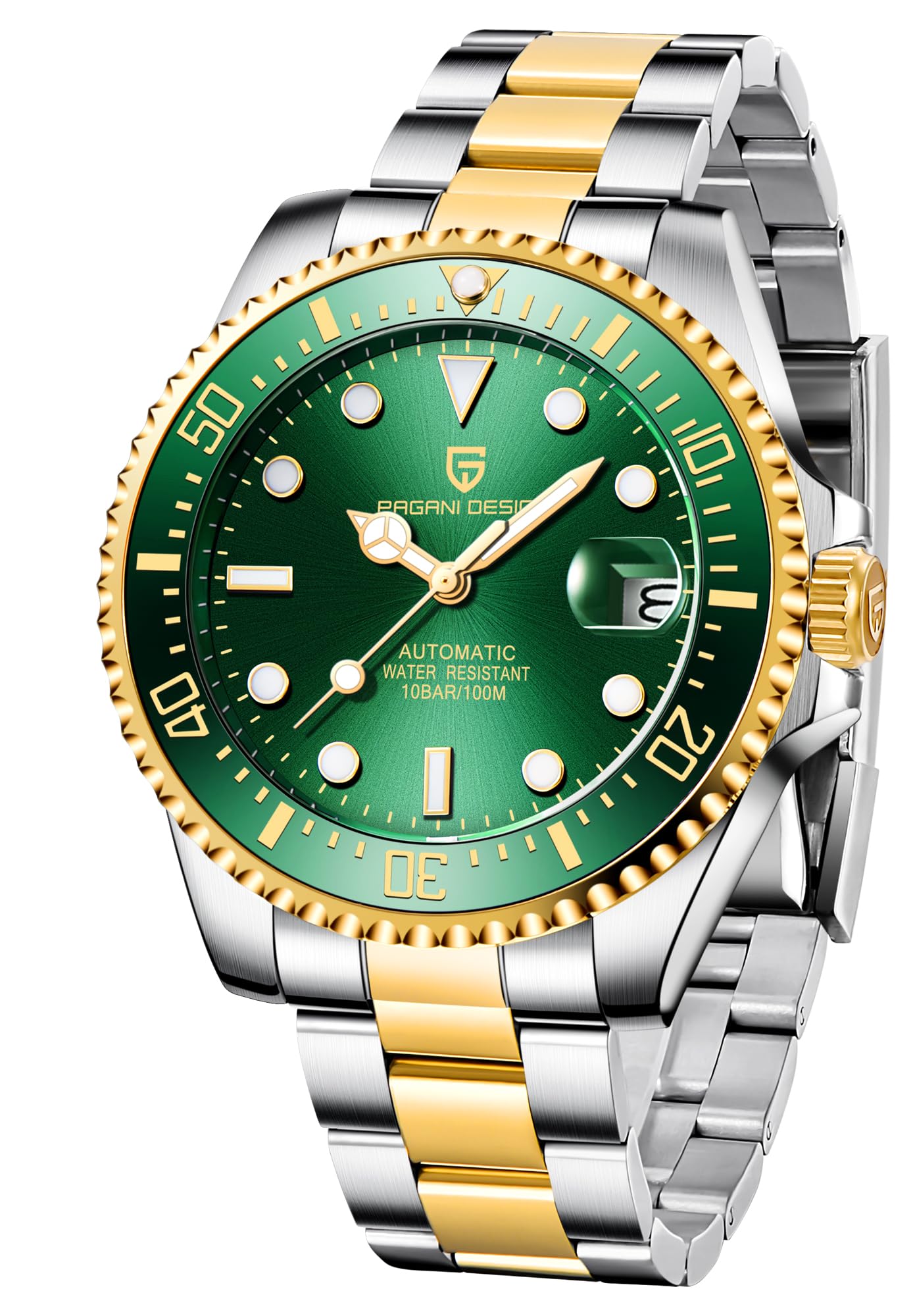 Pagani Design Automatic Watches Men 43mm Mechanical Watch 100m