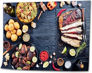 Paint by Numbers Kit for Adults Beginner set caribbean dishes jerk pork belly chicken curry fried dumplings DIY Painting by Numbers on Canvas Acrylic Oil Painting for Home Decor Gifts 16"x20"