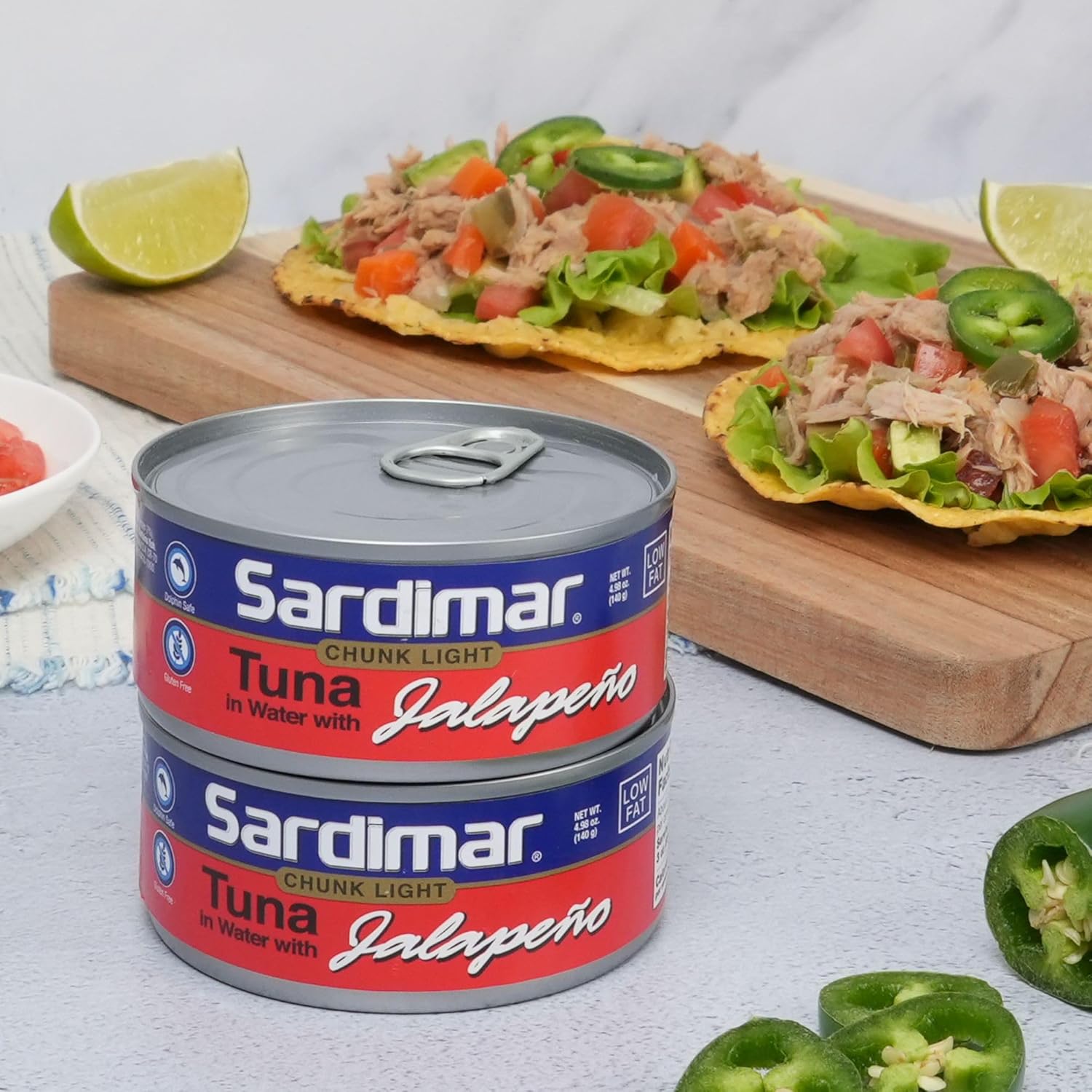 Sardimar Chunk Light Tuna ( Jalapeño, 6 Pack)