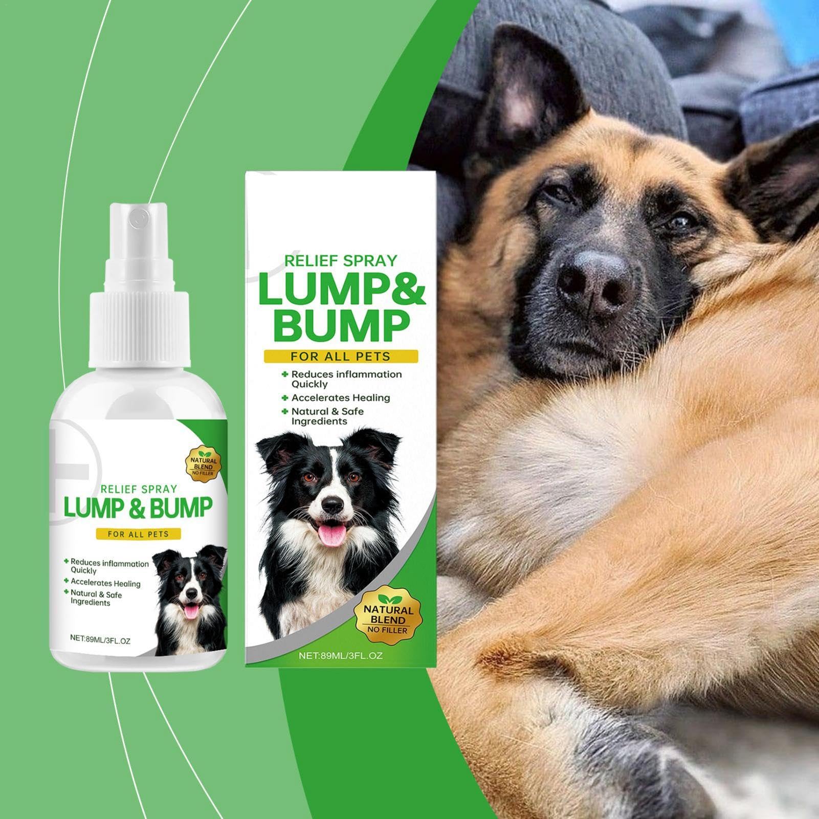 Anti-Itch Spray for Dogs, Skin Care Supplement for Pets, Soothing Itching Relief and Allergy Support, Made with Natural Ingredients, for Small Animals, 4.96x1.61 Inches