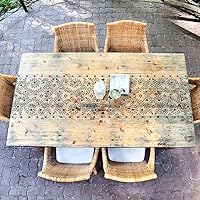 Vista 3 de Plantilla de incrustaciones de hueso Raja, diseños de incrustaciones de hueso para cambio de imagen de muebles (pequeño)