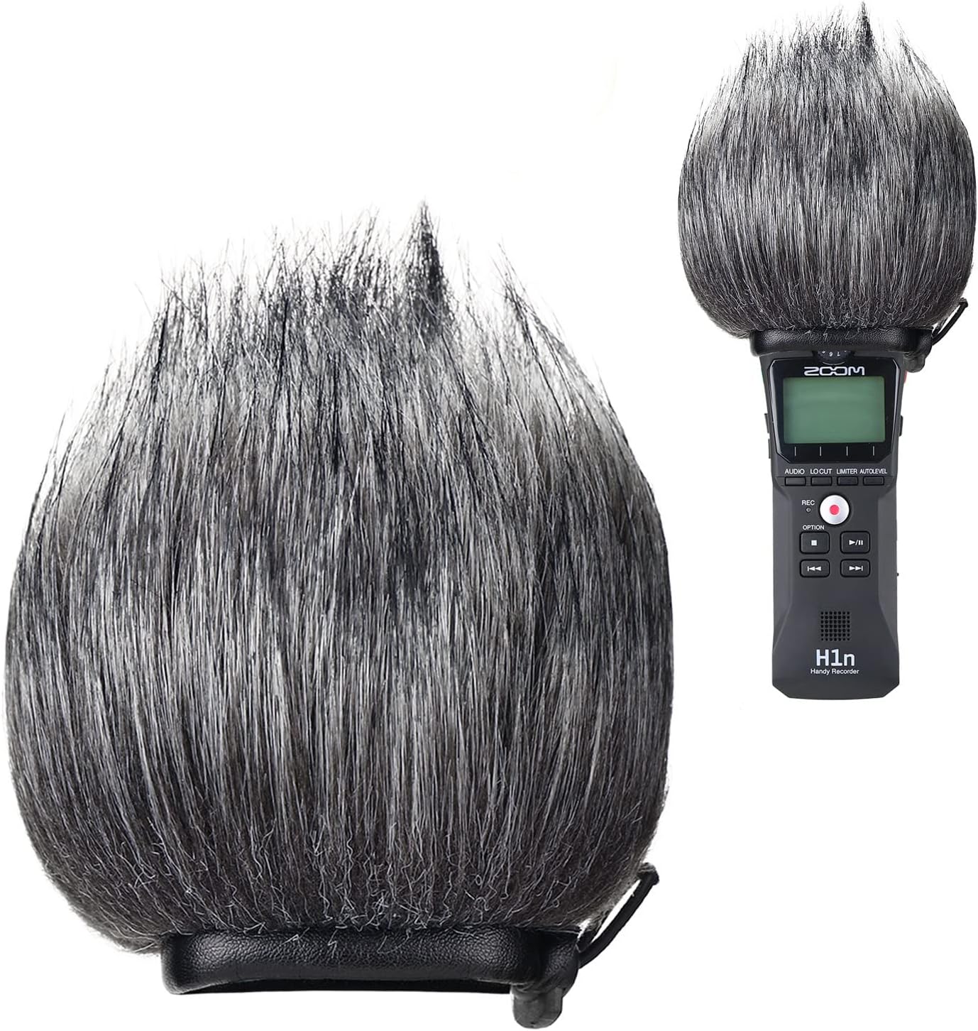 YOUSHARES Zoom H1n Recorder Furry Outdoor Windscreen Muff, Pop Filter/Wind Cover Shield Fits Zoom H1n & H1 Handy Portable Recorder