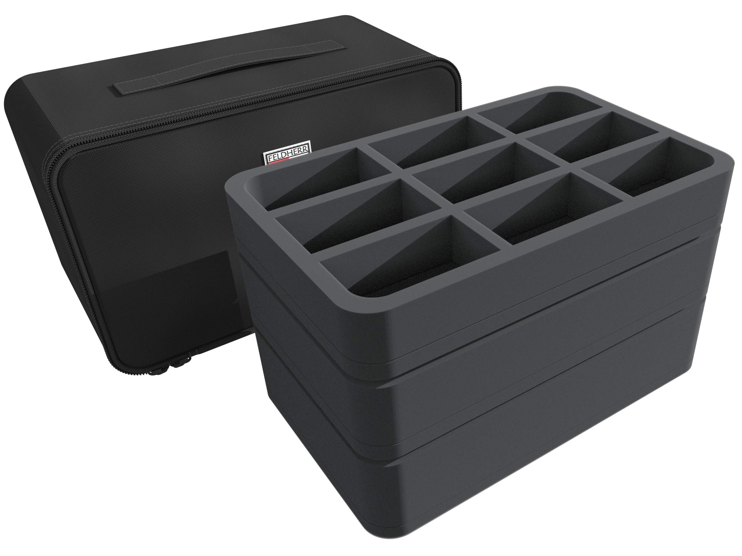 Feldherr Mini Plus bolsa con 27 compartimentos de espuma para proteger coches 1:64 8