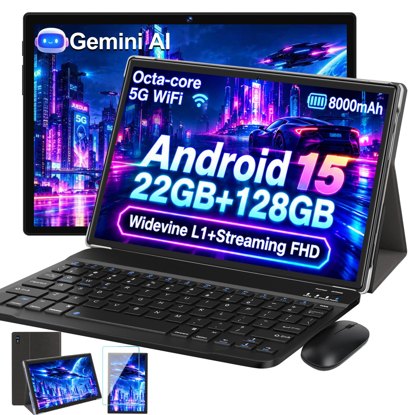 Amazon.com: 2026 Tablet 10 Inch Android 15 Tablets 22GB RAM 128GB