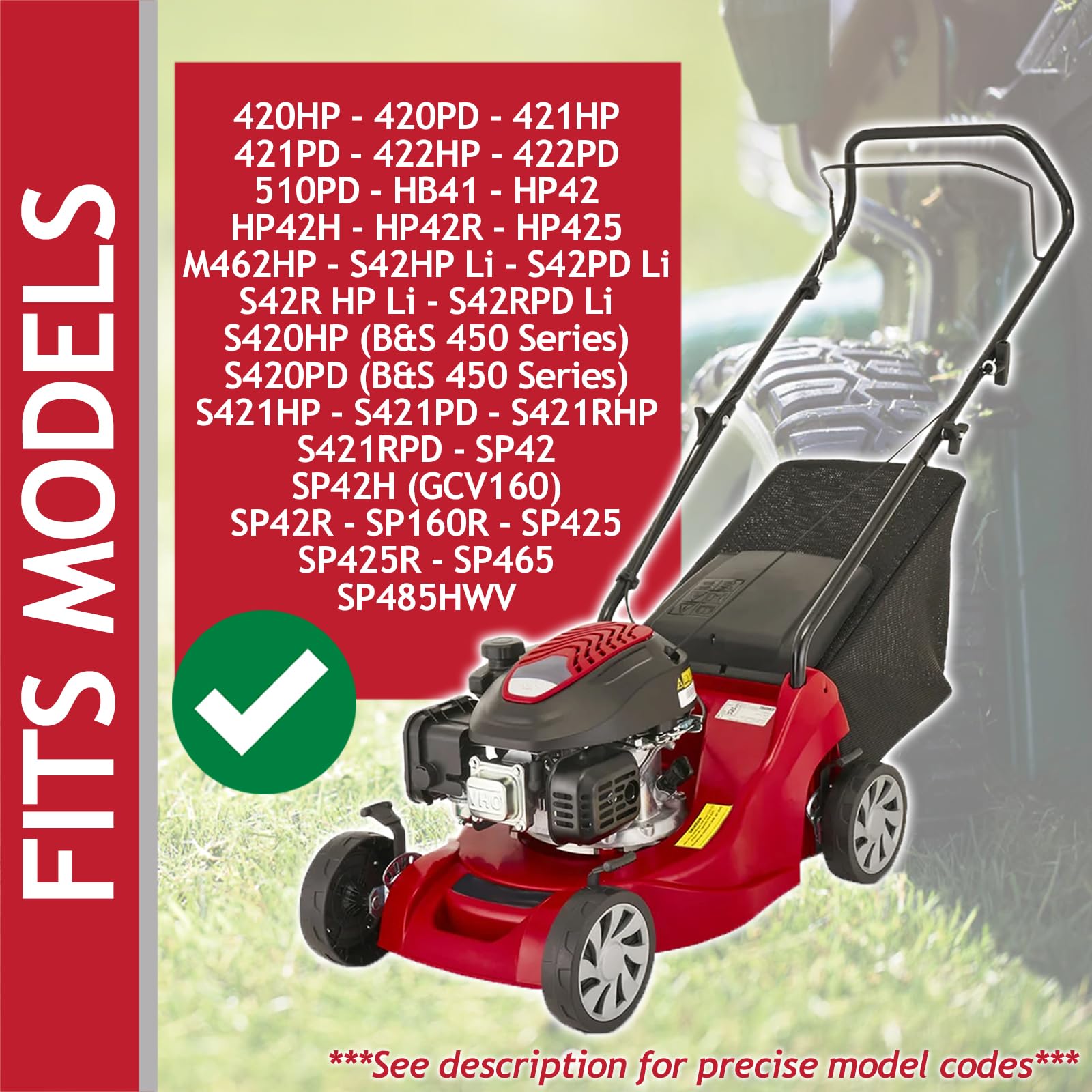 Spares2go Metal Blade compatible with Mountfield 420HP 422HP HB41 HP425 S420 S421 SP425 Lawnmower (41cm / 16") - Image 2