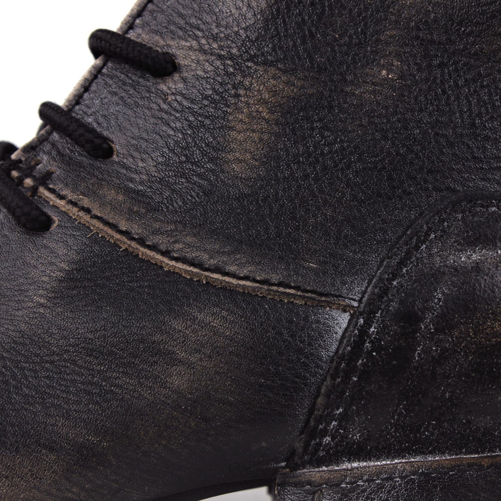 OSSTONE Vintage Braun Herren leder retro chukkastiefel Worker biker boots-motorrad-leder-schuhe für Schnürstiefeletten boots OS-6015-7-Vintage-DE-R