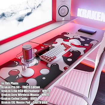 Amazon.co.jp：Kraken キーボード DRIP Edition XXL レッド、ブラック