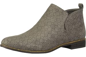 Women's Perforated Ankle Booties