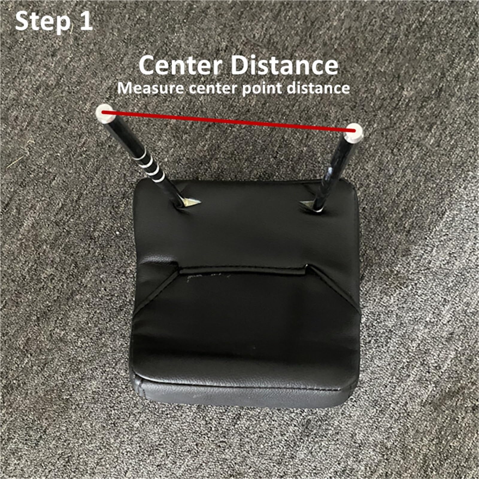 Cale-têtes pour sièges Auto Appuie-tête de siège arrière de Voiture Tête de Voiture(Black-1.4CM-12CM)