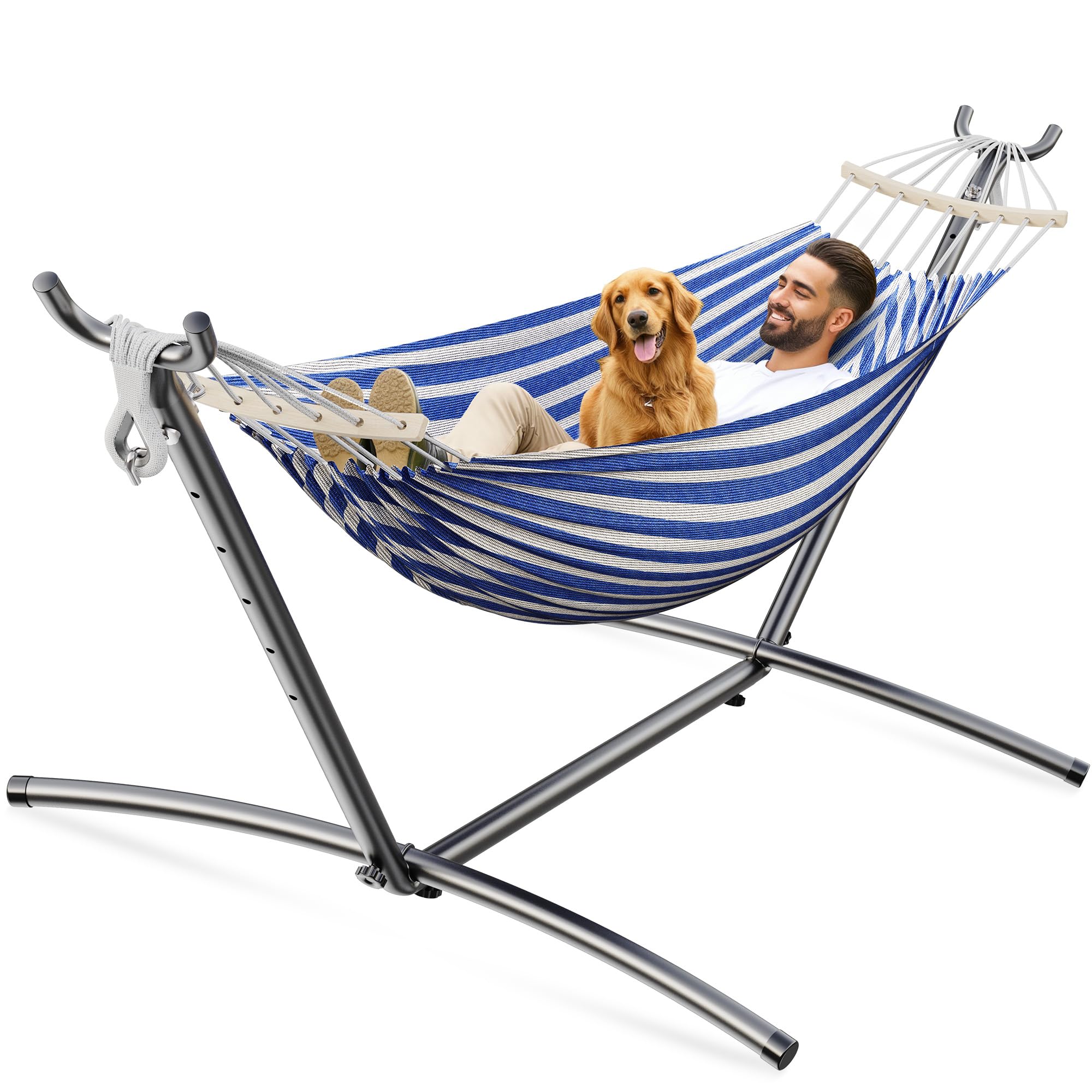 ANAGOO Double Hammock with Stand