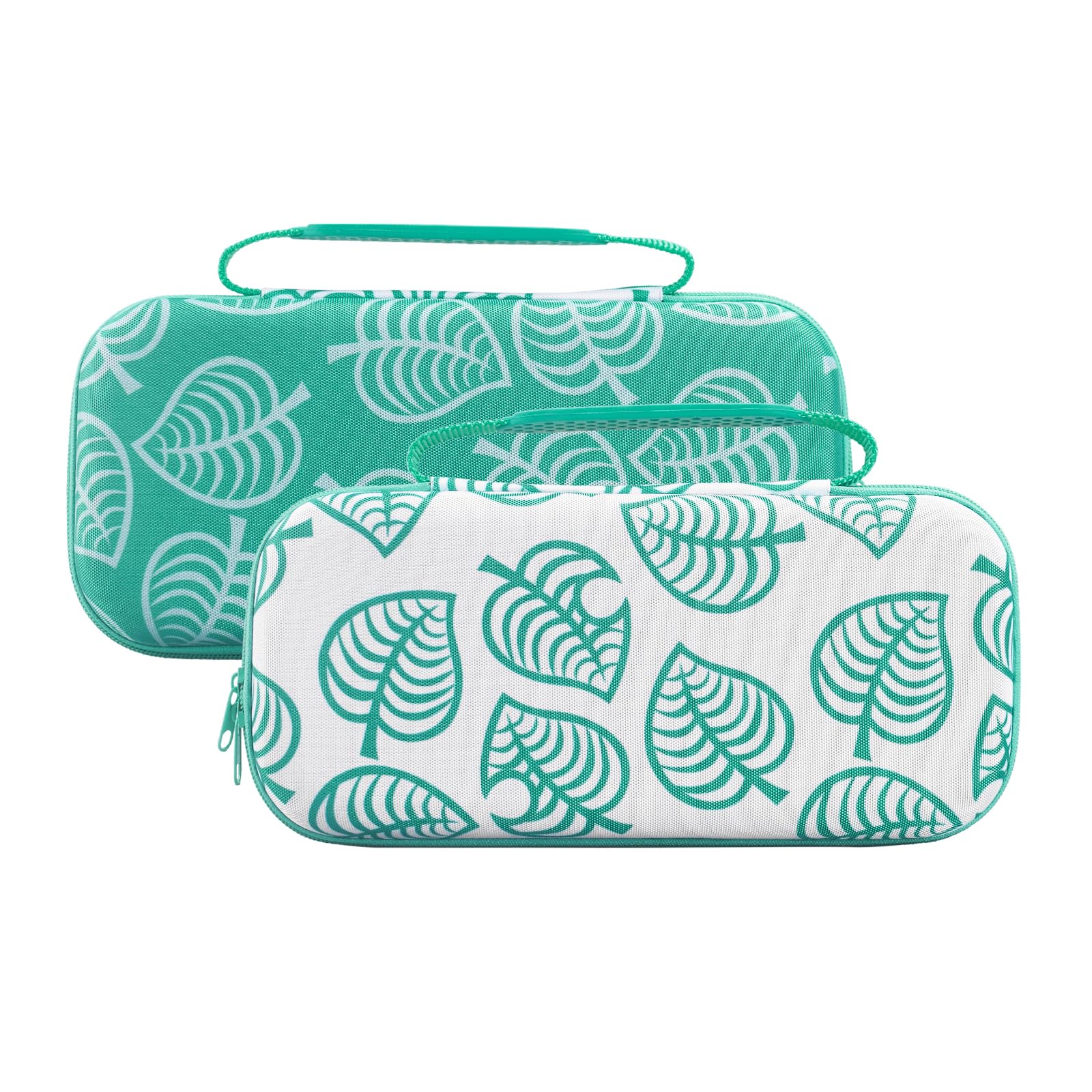 VGBUS Funda de transporte para Switch 2 2025, bonita funda de viaje para Switch 2 con 10 ranuras para tarjetas de juego para Switch 2 accesorios, cruce de animales (verde)