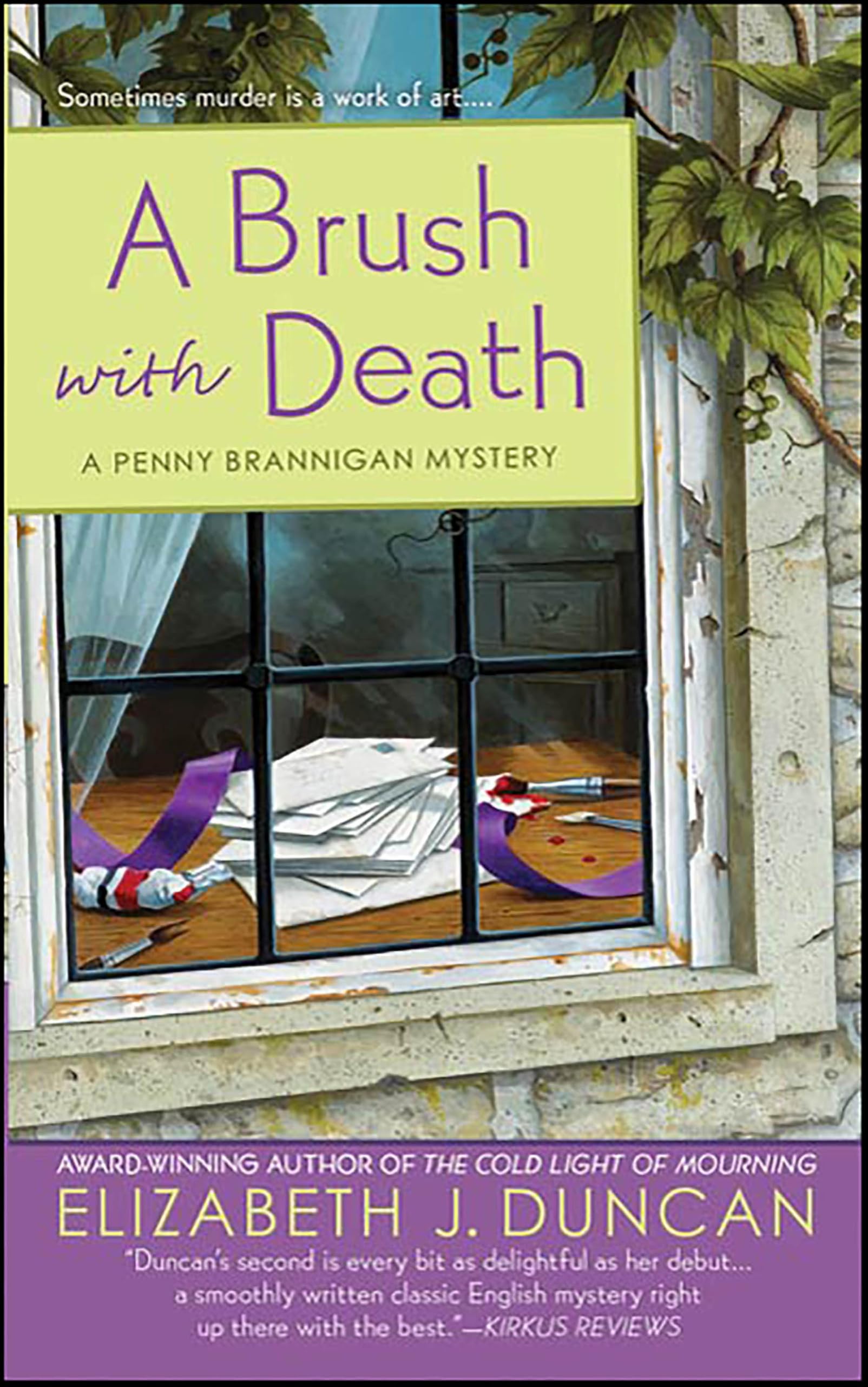 A Brush with Death (The Penny Brannigan Mysteries Book 2)