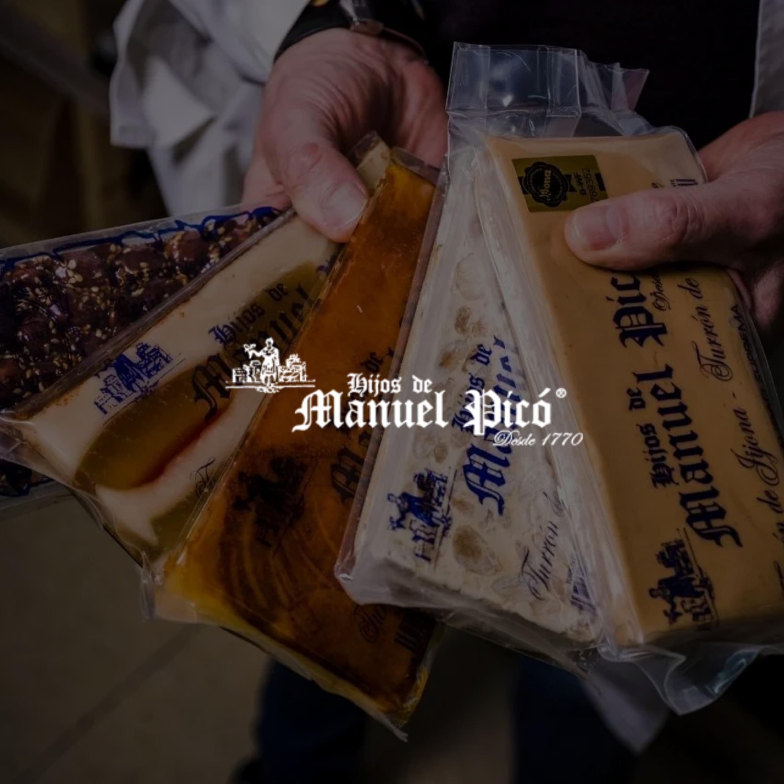 Hijos de Manuel Picó Turrón de crema sin Azúcar Añadido 300g Artesanal Fabricado en Jijona