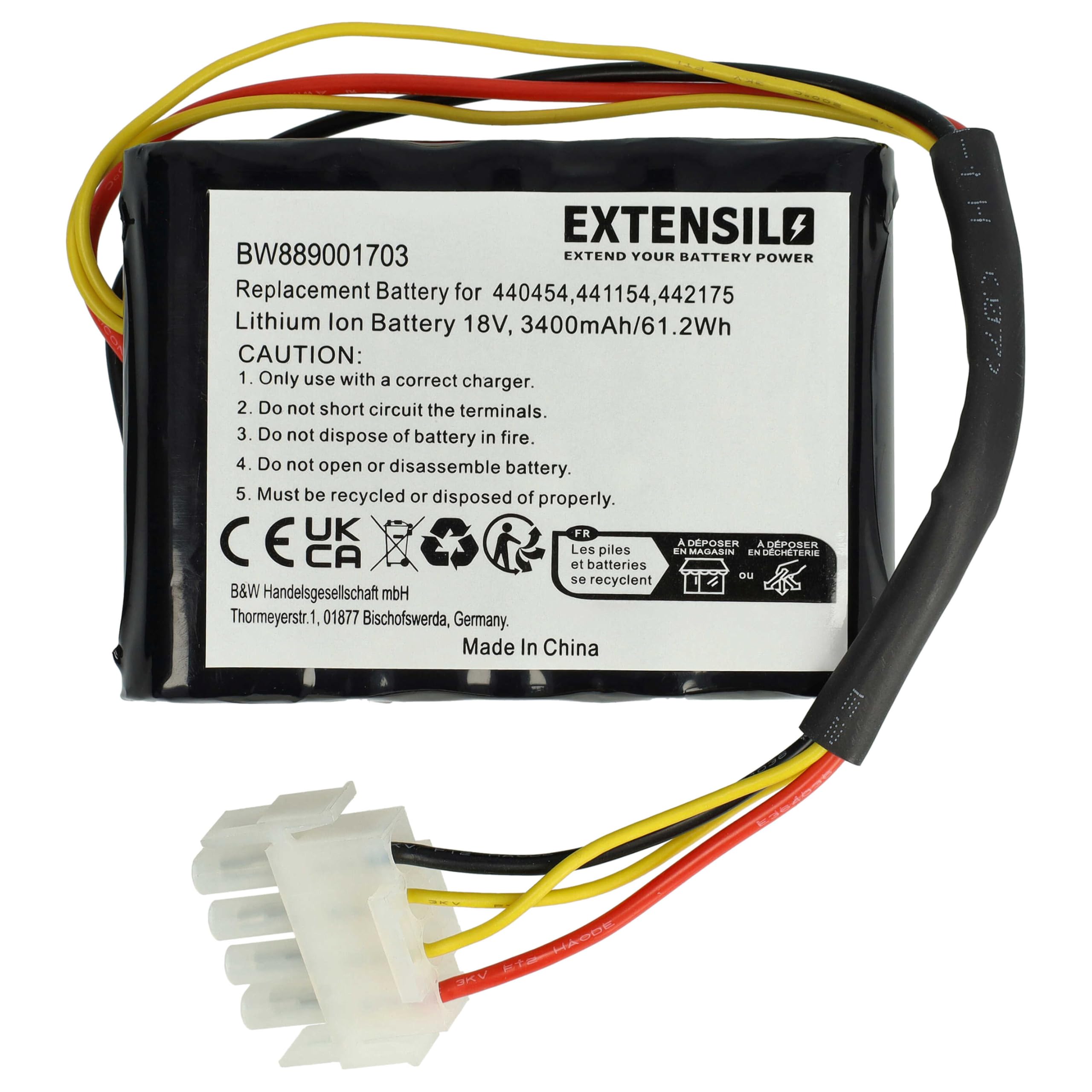 EXTENSILO Bloc de batteries compatible avec Husqvarna Automower 430X
