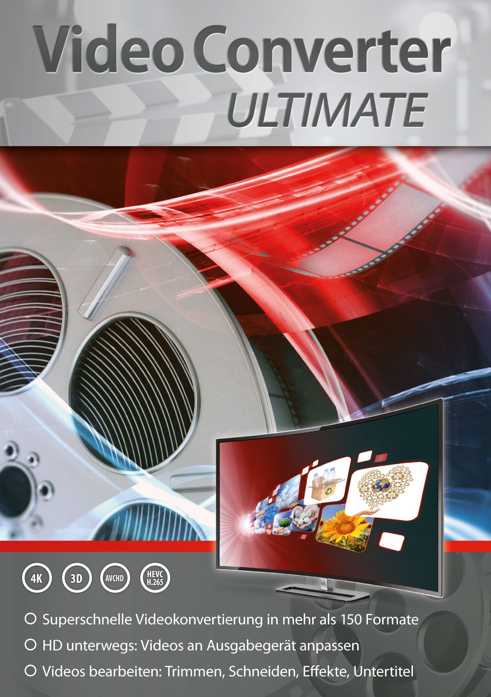 Video Converter Ultimate, Videos konvertieren, 3 User Lifetime Lizenz, kein ABO, Aktivierungscode per Email