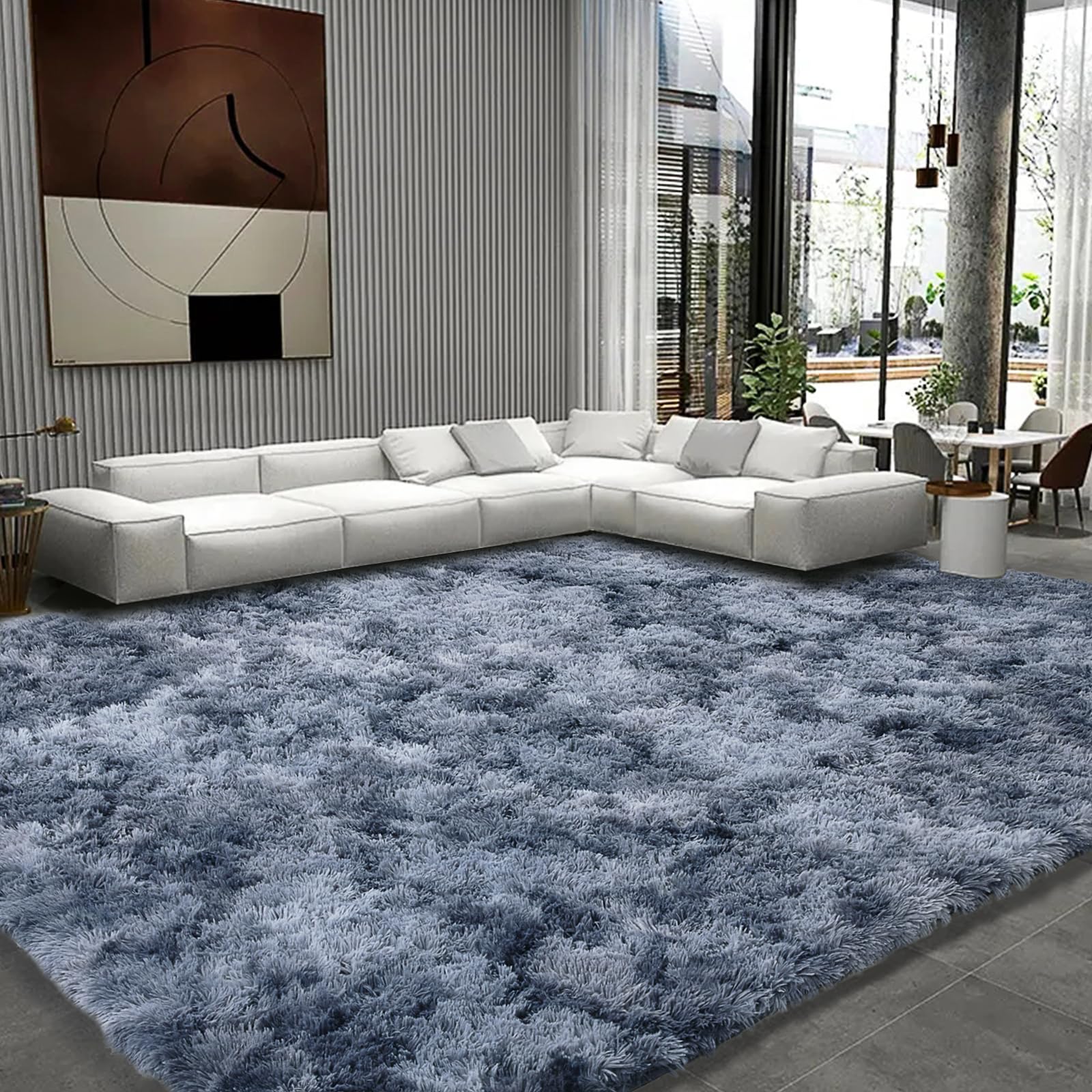 ROYALAY Fluffy Shag Area Rug 9x12 ft Ultra Soft, Extra Large Plush Faux