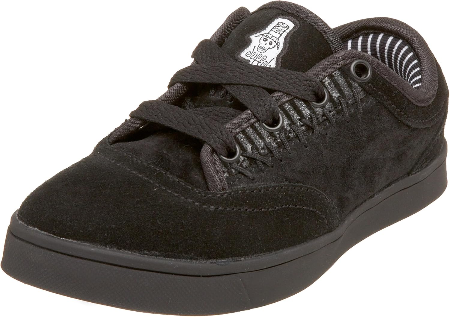 Osiris Little Kid/Big Kid Corpse Skate Shoe,Black/Stripes/White,13 M US Little Kid
