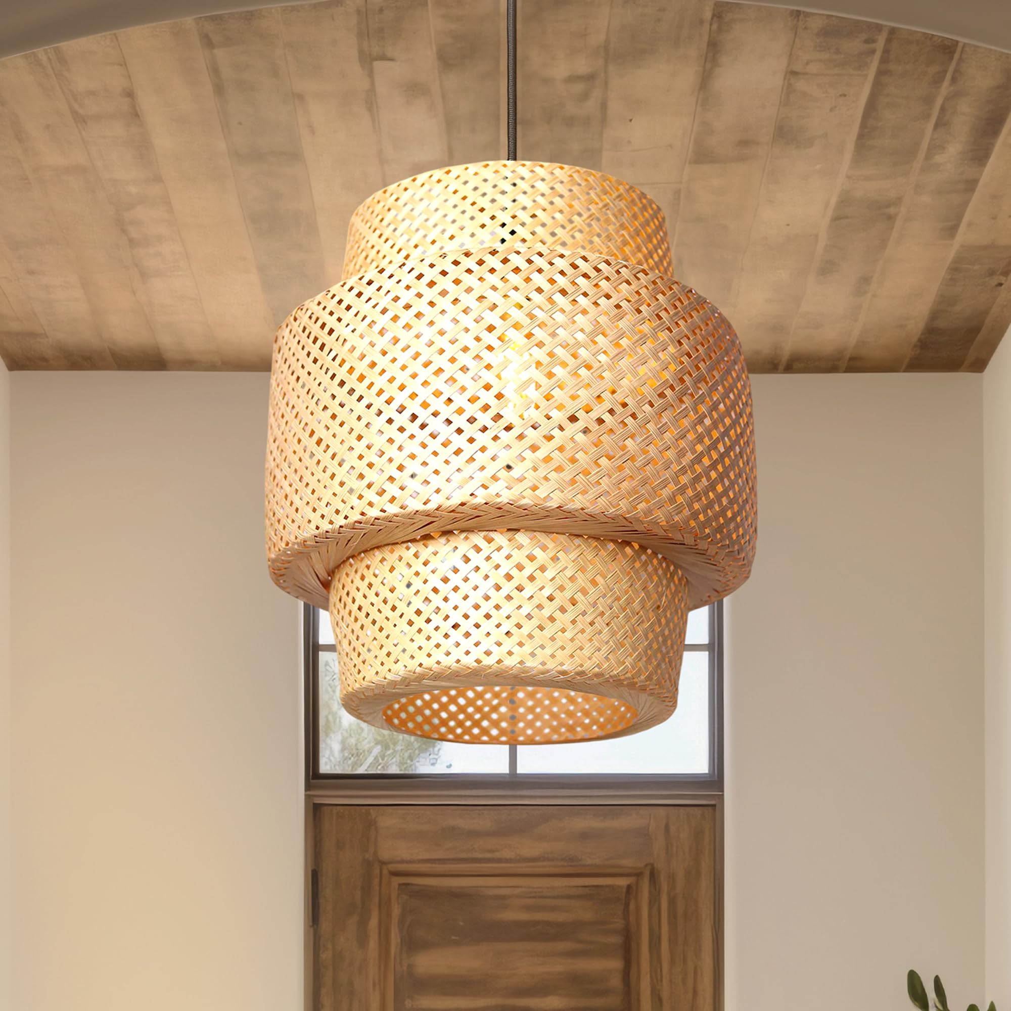 Habere India-All the Cultures Fabricating India Bamboo Lamps | Cane Lamps | Pendant Lamps | Cafe Lights | Rattan Ceiling Lamps | Bamboo Cafe Lamp (01)-image-39