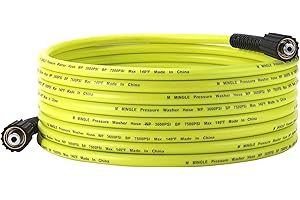 M MINGLE Pressure Washer Hose 25 FT x 1/4" - 3600 PSI