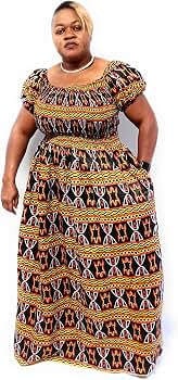 Traditional Dress Handmade Cameroonian Women Authentic from Cameroon Hand  Embroidered African Traditional African 0X at Amazon Women's Clothing store