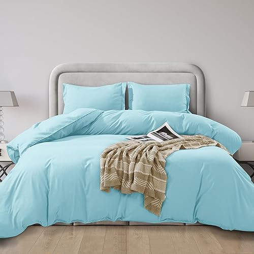 Elegant Comfort Juego de funda de edredón de lujo de 3 piezas, colección de hotel de microfibra de alta calidad de hotel de 1500 hilos, funda de