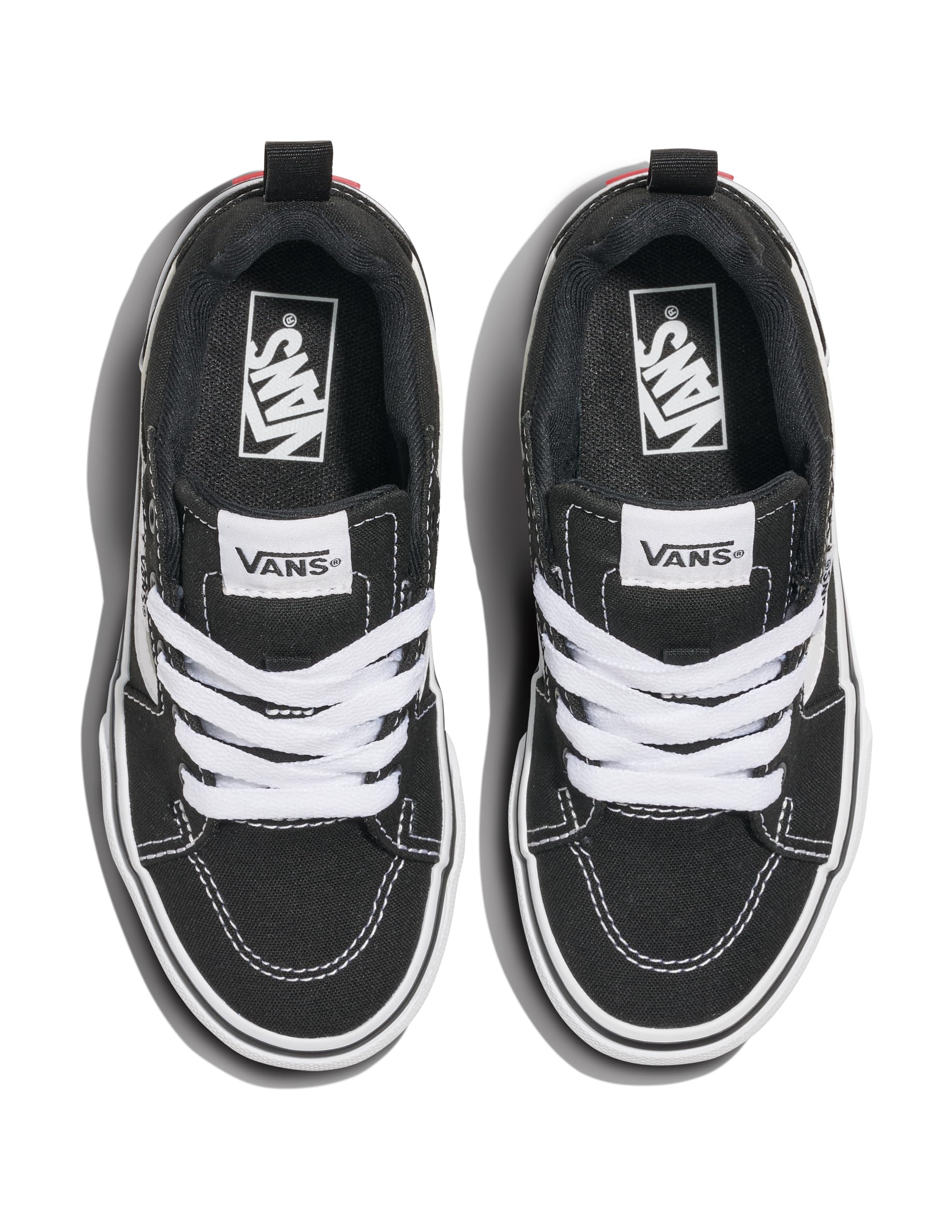 Vans Dziecięce buty sportowe FilmoreFilmore uniseks, Płótno czarno-białe, 38.5 EU