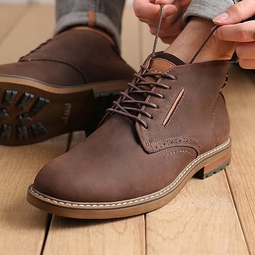 Miniatura 6 de Chukka - Botas a la moda, cómodas y de estilo oxford casual, al tobillo, botas con cordones
