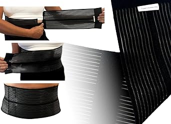 Copper Compression Wrap Back, Waist, Ribs, Knee, Leg, Arm Copper-Infused Compression Bandage, Brace, Support & Binder
