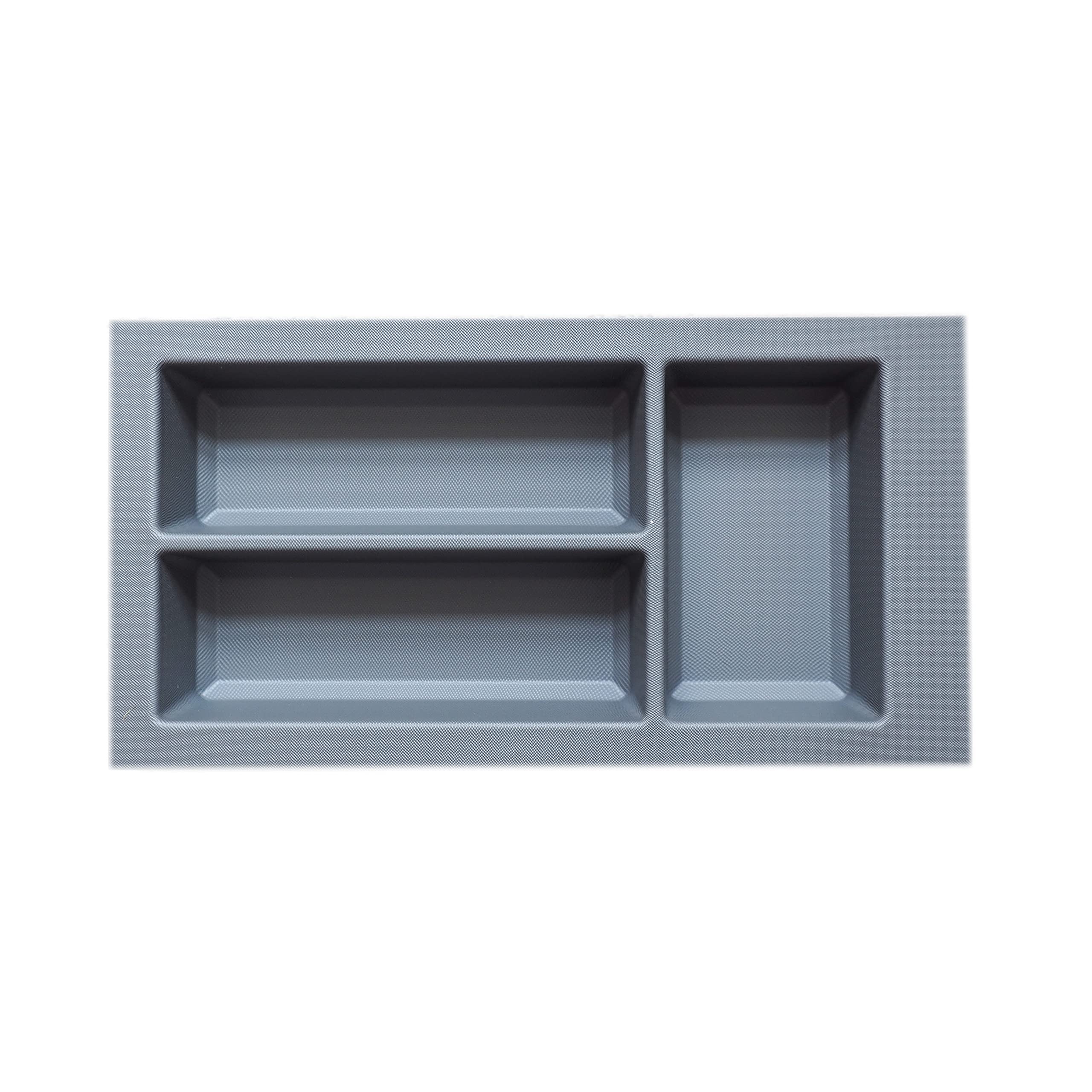Handle & Home Basalt Grey Non Slip Cutlery Tray For 300Mm Blum Legrabox Drawer | 422Mm L X 222Mm W | Storage | Organisation