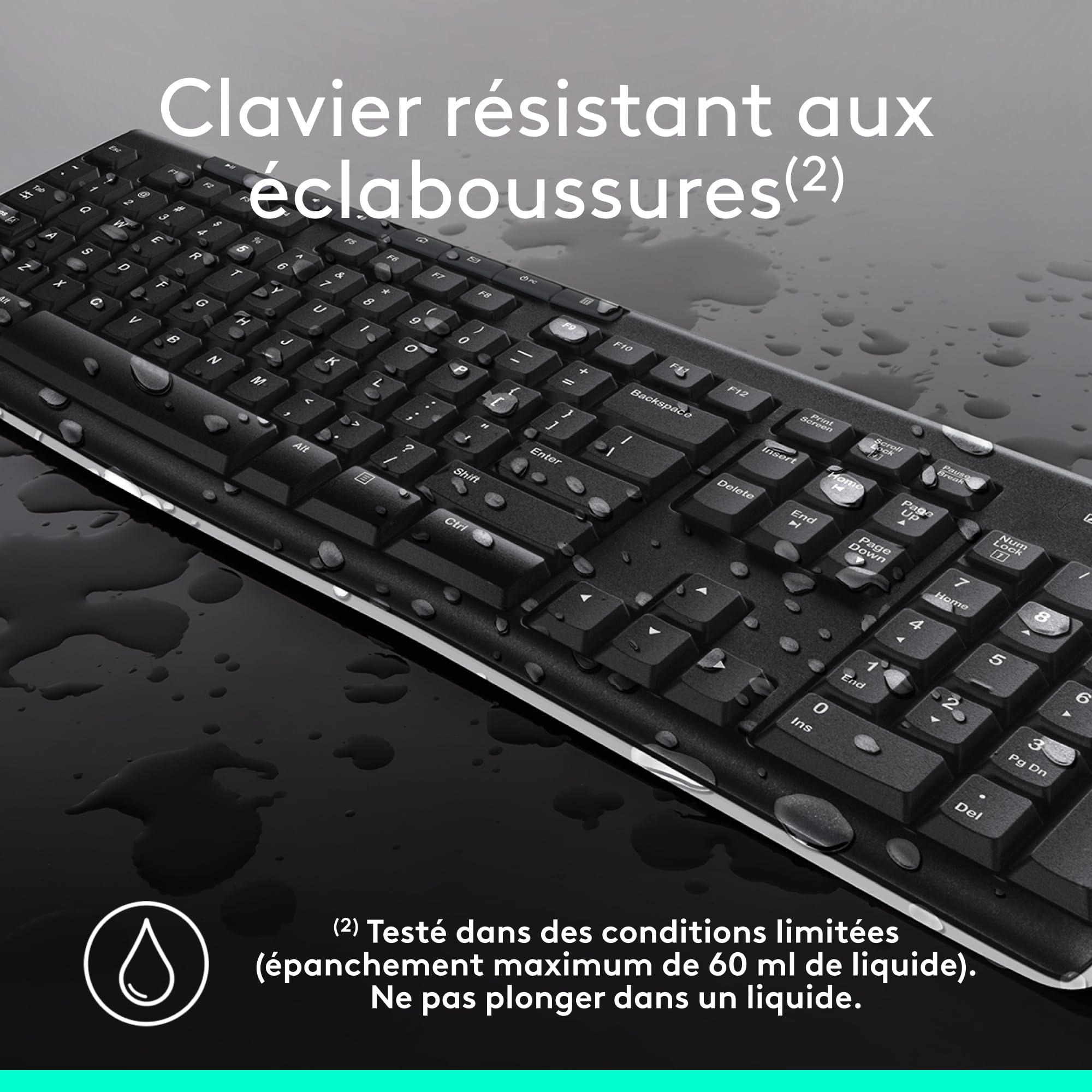Logitech MK270 clavier et souris sans fil COMBO - CH ‎QWERTZ