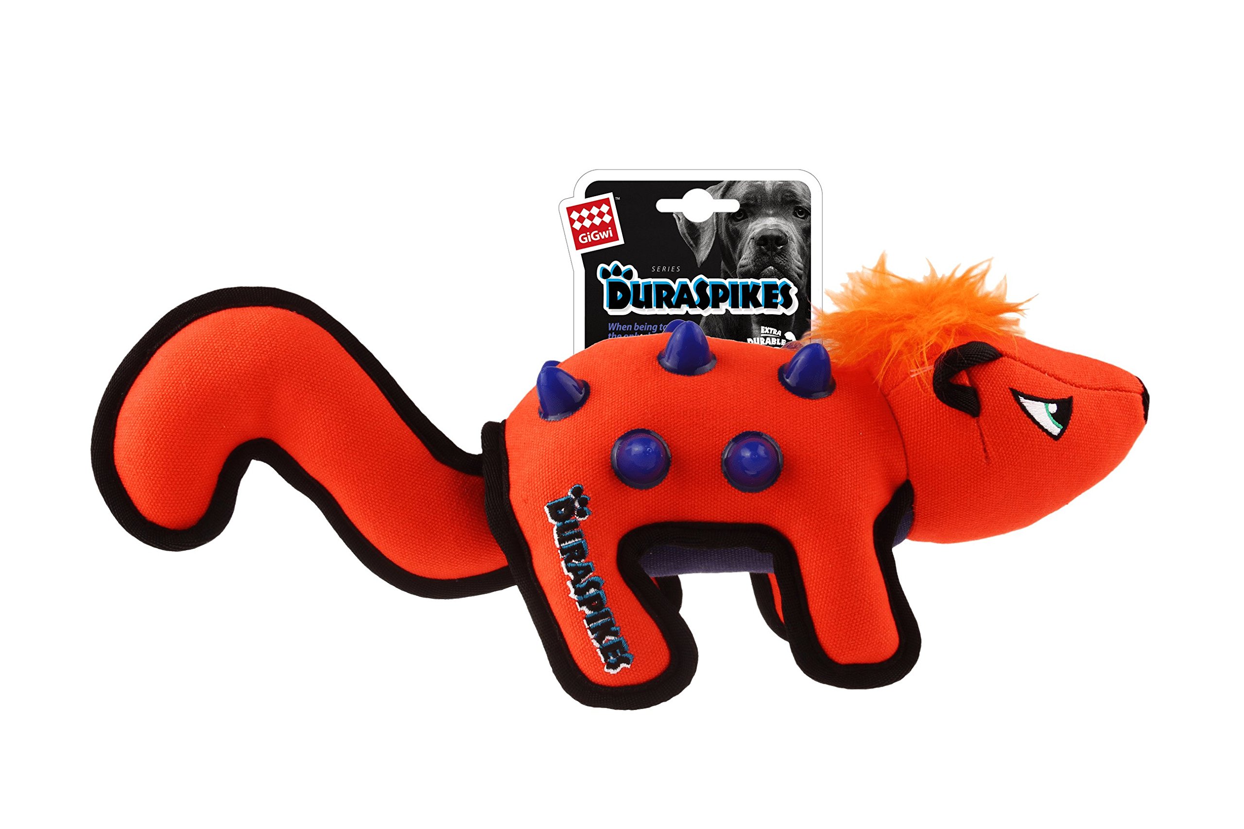 GiGwi Duraspikes Coon Dog Plush Toy, Extra Durable Cotton with TPR Spikes, Withstands Tough Interactive Play, Cuddling, Long-Lasting, Massages Gums, Promotes Healthy Play Habits, Orange, Medium/Large (B0785RC7FH) Amazon Price History, Amazon Price Tracker