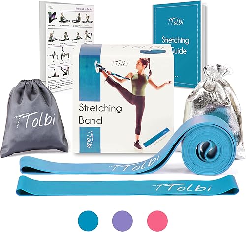 TTolbi Equipo de estiramiento de baile Bandas elásticas para bailarines y bandas elásticas de ballet Banda elástica de danza para flexibilidad y