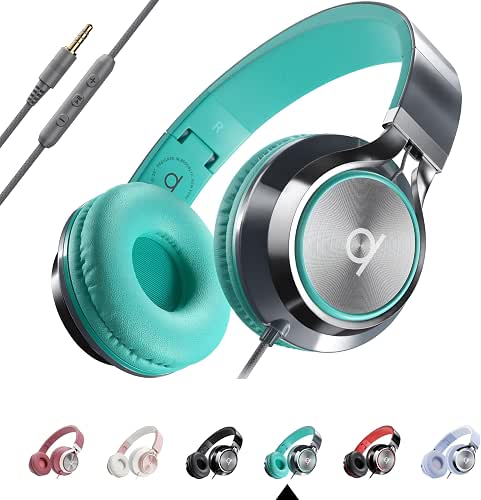 ARTIX CL750 Adults & Kids Headphones with Cord, Microphone &
