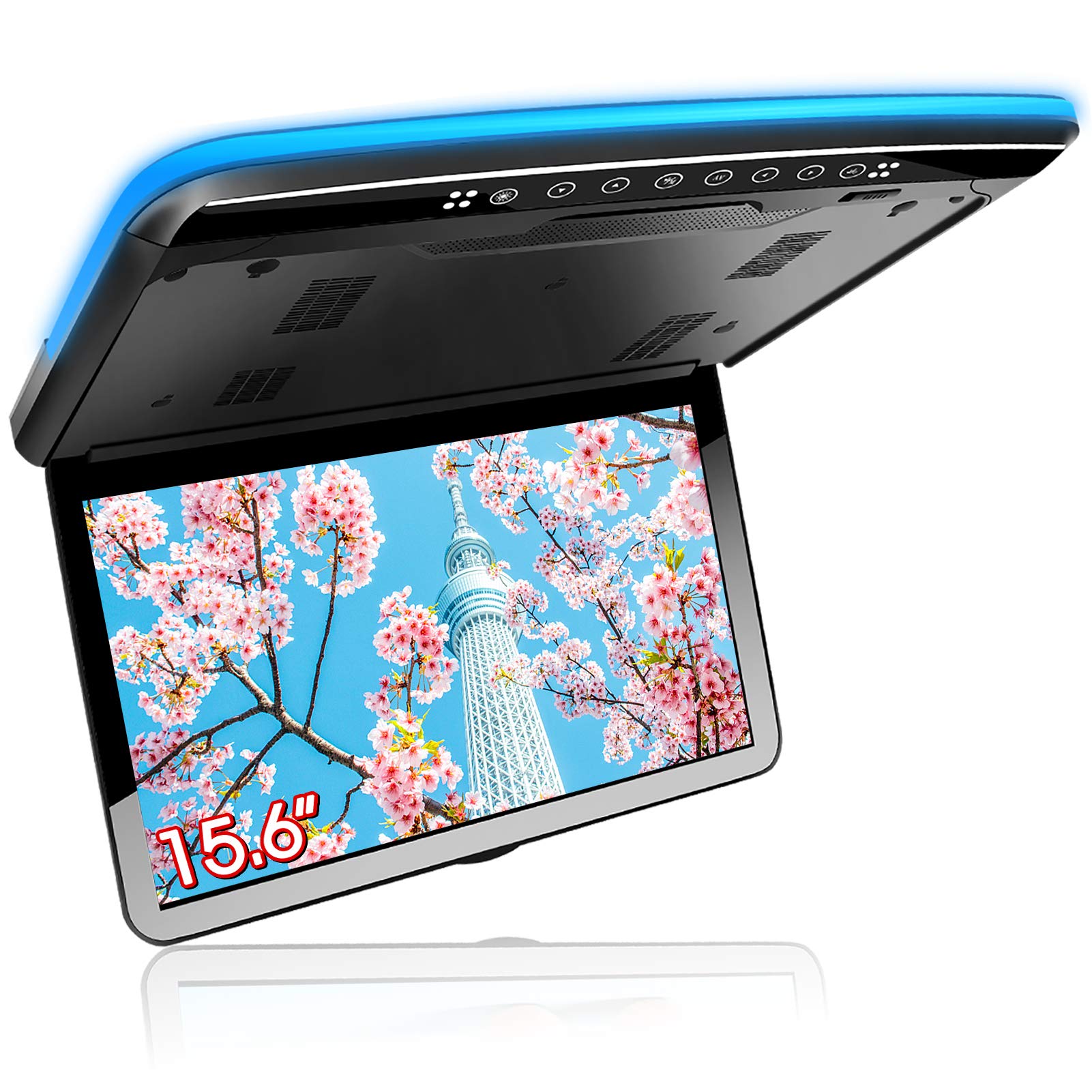Amazon.co.jp: PORMIDOフリップダウンモニター 15.6インチ フル