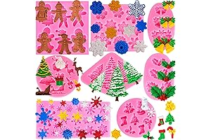 Christmas Silicone Fondant Candy Soap Cake Molds
